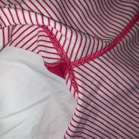 PATAGONIA pink stripe Polartec pants baby girls size 6 months 6M - Picture 3 of 7